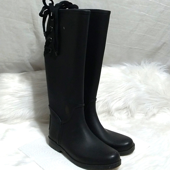 Coach Shoes - SALE! Coach Beautiful Rubber Rain & Snow Boots Sz.8 Gently Worn